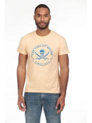 The Time of Bocha Koszulka w kolorze brzoskwiniowym rozmiar: S. Pomarańczowe bezrękawniki The Time of Bocha, s, bez wzorów, z bawełny, bez kołnierzyka, bez ramiączek. Za 56.99 zł.