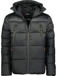 Geographical Norway Kurtka zimowa "Bayou" w kolorze czarnym rozmiar: XL. Czarne kurtki Geographical Norway, na zimę, xl, bez wzorów, bez kaptura. Za 223.99 zł.