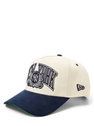 New Era Czapka z daszkiem dla mężczyzn Mężczyźni Sztuczne włókno beżowy|niebieski, ONE SIZE. Brązowe czapki z daszkiem New Era, bez wzorów, z włókna. Za 169.95 zł.