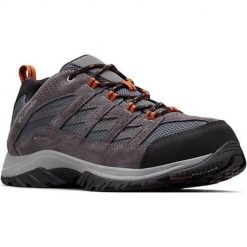 Buty trekkingowe męskie Columbia Crestwood. Szare buty trekkingowe Columbia, bez wzorów, z gumy, bez zapięcia, trekkingowe. Za 501.00 zł.