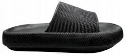 Klapki męskie Fila Slippers. Czarne klapki Fila, z materiału. Za 89.99 zł.