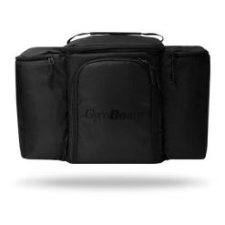Czarna torba spożywcza Advanced Prep- GymBeam. Czarne torby na ramię GYMBEAM, bez wzorów, z materiału, na ramię, duże, bez dodatków. Za 183.90 zł.