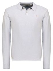 Geographical Norway Sweter "Fiji" w kolorze jasnoszarym rozmiar: S. Szare swetry nierozpinane Geographical Norway, s, bez wzorów, z bawełny, bez kołnierzyka, bez ramiączek. Za 82.44 zł.