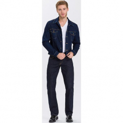 Dżinsowa kurtka - Regular fit - w kolorze granatowym. Niebieskie kurtki marki Cross Jeans. W wyprzedaży za 136.95 zł.