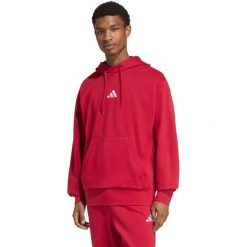 Bluza męska adidas Essentials Feelcozy Hoodie. Czerwone bluzy z kapturem Adidas, m, bez wzorów, z bawełny, z kapturem. Za 166.99 zł.
