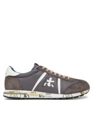 Premiata Sneakersy LUCY VAR 7526 Szary. Szare buty sportowe casual Premiata, bez wzorów, ze skóry, bez zapięcia. Za 839.99 zł.