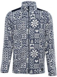 Alpine Pro Kurtka polarowa "Eflin" w kolorze granatowo-białym rozmiar: M. Białe kurtki Alpine Pro, m, bez wzorów, z materiału, bez kaptura. Za 158.47 zł.