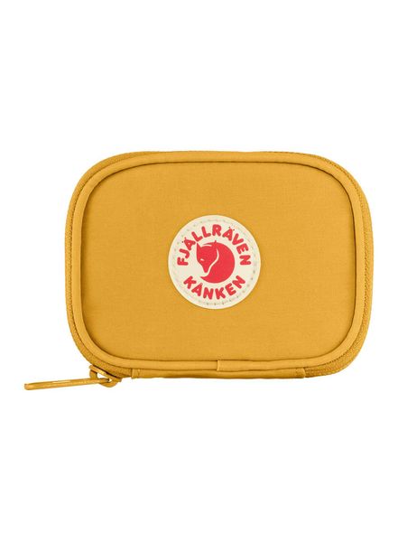 Portfel Fjallraven Kanken Card Wallet - ochre. Żółte portfele Fjällräven, bez wzorów, z bawełny. Za 139.99 zł.