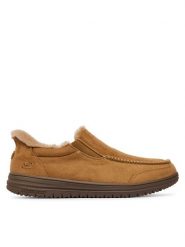 Skechers Półbuty Murette Scofield 205606 Brązowy jasny. Brązowe eleganckie półbuty Skechers, bez wzorów, ze skóry, bez obcasa, bez zapięcia. Za 269.99 zł.