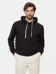 Tommy Hilfiger Bluza Essential MW0MW37230 Czarny Regular Fit. Czarne bluzy Tommy Hilfiger, m, bez wzorów, z syntetyku, bez kaptura. Za 269.99 zł.