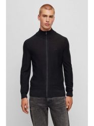 Hugo Boss Underwear Kardigan w kolorze czarnym rozmiar: S. Czarne swetry rozpinane Hugo Boss Underwear, s, bez wzorów, z bawełny, bez kołnierzyka, bez ramiączek. Za 430.95 zł.