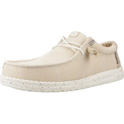 Buty HEY DUDE WALLY STRETCH SOX Beżowy. Brązowe buty turystyczne Hey dude, bez wzorów, z tkaniny, bez zapięcia, trekkingowe. Za 285.10 zł.