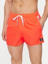 Adidas Szorty sportowe 3-Stripes CLX IS2053 Pomarańczowy Regular Fit. Brązowe krótkie spodenki sportowe Adidas, m, bez wzorów, z syntetyku. Za 179.99 zł.