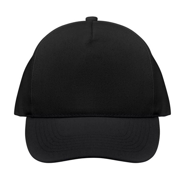 Czapka baseballowa 5-panelowa Sol's Seoul. Czarne czapki z daszkiem SOL'S, bez wzorów. Za 30.00 zł.