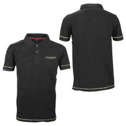 REUSCH Koszulka męska Polo Men czarna r. S (31102). Koszulki polo Reusch. Za 99.90 zł.