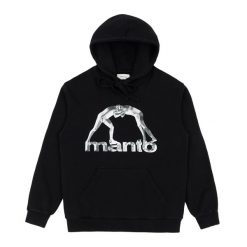 Bluza MANTO Metal 24. Czarne bluzy Manto, xl, bez wzorów, bez kaptura. Za 289.99 zł.