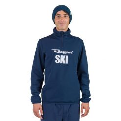 Bluza męska Rossignol Signature Ski Hz Fleece. Niebieskie bluzy Rossignol, na zimę, m, bez wzorów, bez kaptura. Za 459.99 zł.