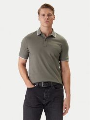 BOSS Polo Passertip 50507699 Szary Regular Fit. Szare koszulki polo Boss, m, bez wzorów, z bawełny, bez kołnierzyka, bez ramiączek. Za 399.99 zł.