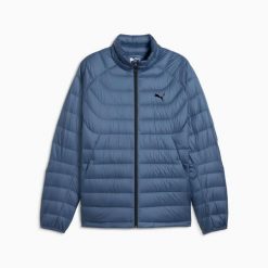 Kurtka puchowa męska Puma PACKLITE DOWN niebieska 68521580 r M. Niebieskie kurtki Puma, l, bez wzorów, z puchu, bez kaptura. Za 324.62 zł.