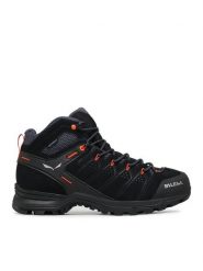 Salewa Trekkingi Ms Alp Mate Mid Wp 61384-0996 Czarny. Czarne botki sznurowane Salewa, bez wzorów, z materiału, bez obcasa, bez zapięcia. Za 695.99 zł.