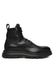 Fabi Trzewiki FU1425 Czarny. Czarne botki sznurowane Fabi, bez wzorów, ze skóry, bez obcasa, bez zapięcia. Za 1,269.00 zł.