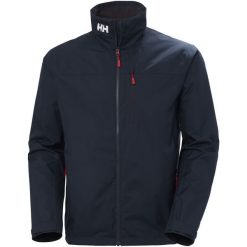 Kurtka wodoodporna Helly Hansen Crew 2.0. Niebieskie kurtki Helly Hansen, m, bez wzorów, z materiału, z kapturem. Za 692.50 zł.