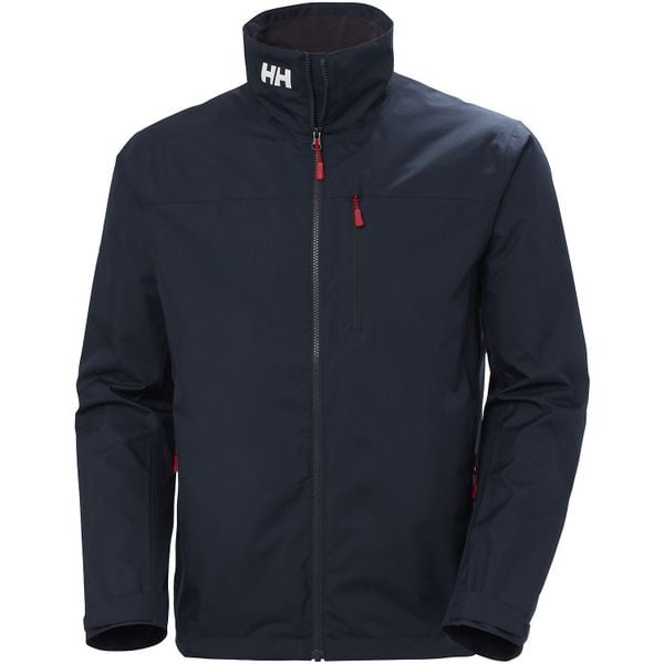 Kurtka wodoodporna Helly Hansen Crew 2.0. Niebieskie kurtki Helly Hansen, m, bez wzorów, z materiału, z kapturem. Za 692.50 zł.