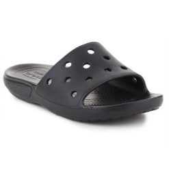 Klapki Crocs Classic Slide Black 206121-001 czarne. Czarne klapki z materiału. Za 239.37 zł.