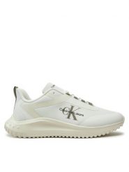 Calvin Klein Jeans Sneakersy Eva Runner Low Lace Ml YM0YM00968 Biały. Białe buty sportowe casual Calvin Klein Jeans, bez wzorów, z jeansu, bez zapięcia. Za 439.99 zł.