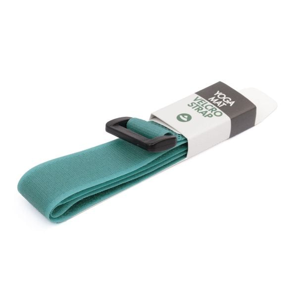 Opaska na matę na rzep Bodhi Velcro - miętowy. Niebieskie paski BODHI, bez wzorów, sportowe. W wyprzedaży za 9.90 zł.