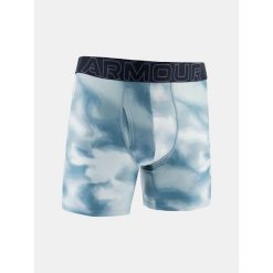 Bokserki męskie Under Armour M Perf Tech 6in Mix Mix. Niebieskie bokserki Under Armour, m, bez wzorów, z materiału. Za 171.99 zł.