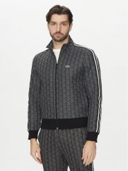 Lacoste Bluza SH1368 Szary Regular Fit. Szare bluzy LACOSTE, m, bez wzorów, z bawełny, bez kaptura. Za 829.99 zł.