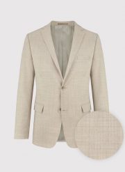 PAKO LORENTE – Wełniana marynarka garniturowa w kolorze beżowym. Brązowe garnitury Pako Lorente, m, bez wzorów, z wełny. Za 279.99 zł.