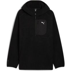 Bluza z kapturem Puma tech Half Zip Hoodie, Mężczyźni. Czarne bluzy Puma, m, bez wzorów, z poliesteru, z kapturem. Za 490.00 zł.