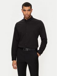 Calvin Klein Koszula K10K113339 Czarny Regular Fit. Czarne koszule CALVIN KLEIN, m, bez wzorów, z bawełny, bez kołnierzyka, bez ramiączek. Za 349.99 zł.