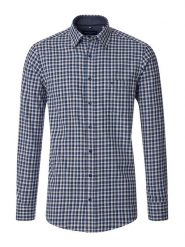 CASAMODA Koszula w kolorze niebiesko-białym rozmiar: 4XL. Białe koszule CASAMODA, xl, bez wzorów, z bawełny, bez kołnierzyka, bez ramiączek. Za 142.95 zł.