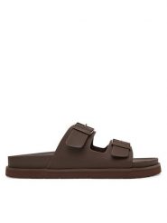 Gant Klapki 32634299 Brązowy. Brązowe klapki GANT, ze skóry. Za 329.99 zł.