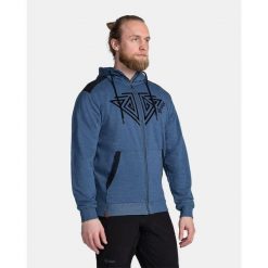 Męska bluza z kapturem Kilpi ADELAN-M. Niebieskie bluzy Kilpi, m, bez wzorów, z kapturem. Za 189.67 zł.