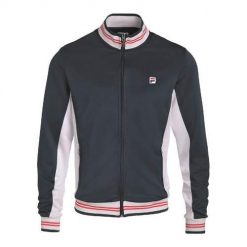 Bluza sportowa męska Fila Functional Classic Retrolook. Czarne bluzy bez kaptura Fila, m, bez wzorów, bez kaptura. Za 446.00 zł.