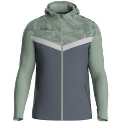 Bluza dresowa z kapturem zapinana na zamek Jako Iconic. Szare bluzy z kapturem JAKO, s, bez wzorów, z dresówki, z kapturem. Za 214.25 zł.