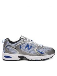 New Balance Sneakersy U530ADE Srebrny. Szare buty sportowe casual New Balance, bez wzorów, ze skóry, bez zapięcia. Za 379.99 zł.