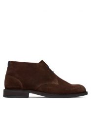 Tommy Hilfiger Trzewiki Corporate Dressy Suede Lace Boot FM0FM05951 Brązowy. Brązowe botki sznurowane Tommy Hilfiger, bez wzorów, ze skóry, bez obcasa, bez zapięcia. Za 649.99 zł.