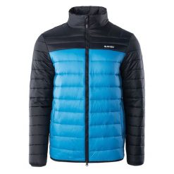 Kurtka męska pikowana Hi-Tec Montano - niebieska, Rozmiar M. Niebieskie kurtki Hi-tec, na zimę, m, bez wzorów, bez kaptura. W wyprzedaży za 205.99 zł.