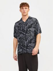 Jack&Jones Koszula Monochrome Resort 12249210 Szary Relaxed Fit. Szare koszule Jack&Jones, m, bez wzorów, z wiskozy, bez kołnierzyka, bez ramiączek. Za 99.99 zł.