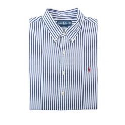 Second life - Koszula klasyczna męska Custom Fit - Jak nowy. Białe koszule RALPH LAUREN, m, bez wzorów, bez kołnierzyka, bez ramiączek. Za 207.36 zł.