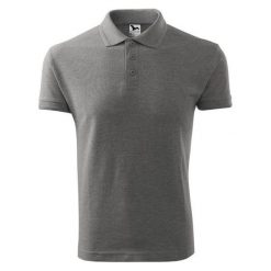 Męska Koszulka Polo Pique. Szare koszulki polo ALDER, m, bez wzorów, bez kołnierzyka, bez ramiączek. Za 86.99 zł.
