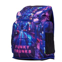 Plecak torba do szkoły na basen siłownię trening Funkita Cyber City 40L. Niebieskie torby na laptopa Funky Trunks. Za 220.99 zł.