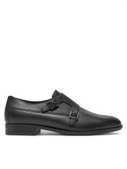 Boss Półbuty Colby 50523033 Czarny. Czarne eleganckie półbuty Boss, bez wzorów, ze skóry, bez obcasa, bez zapięcia. Za 589.99 zł.