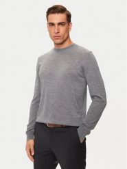 Liu Jo Sweter QXX004 MA27P Szary Regular Fit. Szare swetry rozpinane Liu Jo, m, bez wzorów, z wełny, bez kołnierzyka, bez ramiączek. Za 279.99 zł.