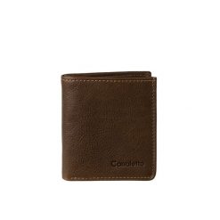 Portfel skórzany męski brązowy Canaletto PM1031s232. Brązowe portfele bez wzorów, ze skóry. Za 115.00 zł.